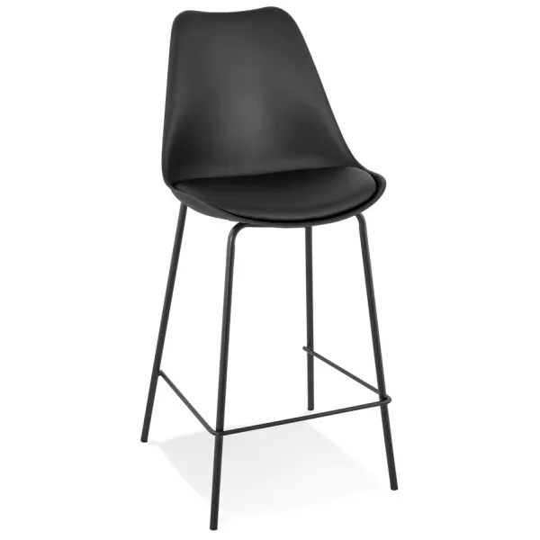 Tabouret snack mi-hauteur LEMON MINI Noir