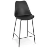 Tabouret snack mi-hauteur LEMON MINI Noir