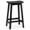 Tabouret snack mi-hauteur DUMAS MINI bois noir