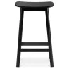 Tabouret snack mi-hauteur DUMAS MINI bois noir