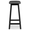 Tabouret snack mi-hauteur DUMAS MINI bois noir