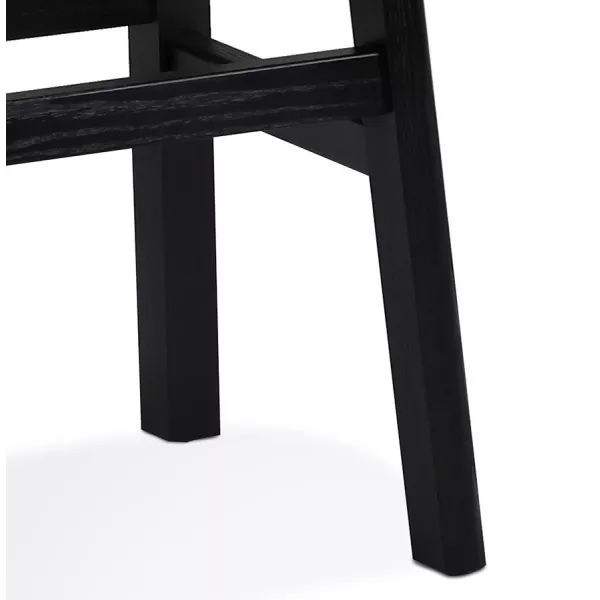 Tabouret snack mi-hauteur DUMAS MINI bois noir