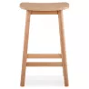 Tabouret snack mi-hauteur DUMAS MINI bois finition naturelle