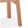 Tabouret snack mi-hauteur DUMAS MINI bois finition naturelle