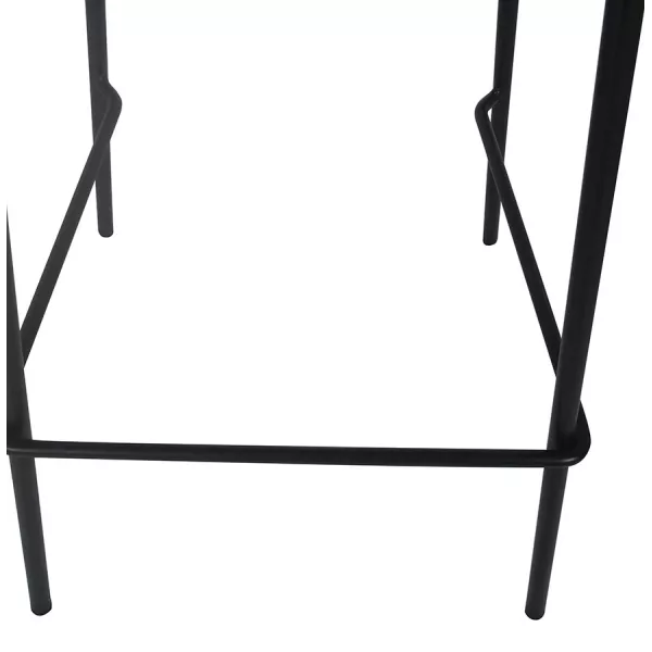 Tabouret de bar GRANO noir intérieur-extérieur