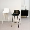 Tabouret de bar GRANO noir intérieur-extérieur