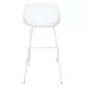 Tabouret de bar GRANO blanc intérieur-extérieur