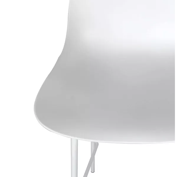 Tabouret de bar GRANO blanc intérieur-extérieur