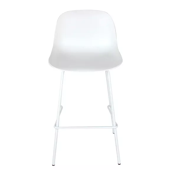 Tabouret snack mi-hauteur GRANO MINI blanc intérieur-extérieur