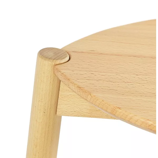 Tabouret de snack mi-hauteur TIARA MINI en frêne naturel