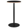 Mange-debout rond POLLUX ROUND noir - Ø 60 cm