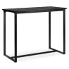 Mange-debout-Table haute MINERVA bois et métal noir - 120x60 cm