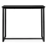 Mange-debout-Table haute MINERVA bois et métal noir - 120x60 cm