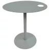 Table dappoint ovale MASA métal gris