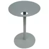 Table dappoint ovale MASA métal gris