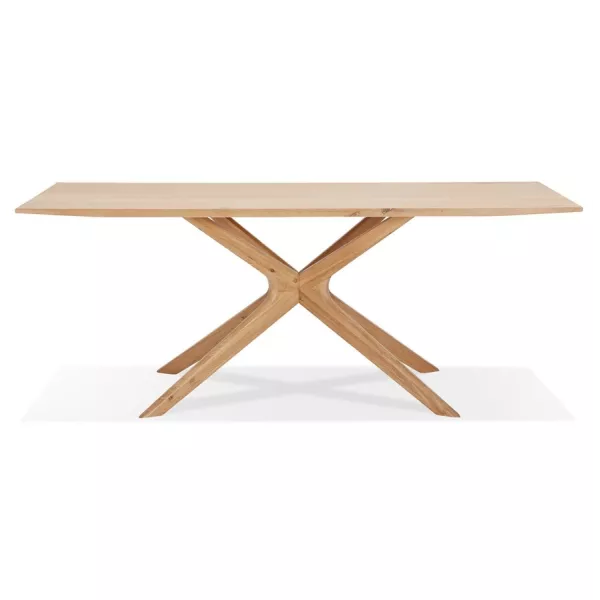 Table de salle à manger MANITOU en chêne massif - 195x95 cm