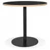 Table bistrot ronde YOGI noire - Ø 80 cm