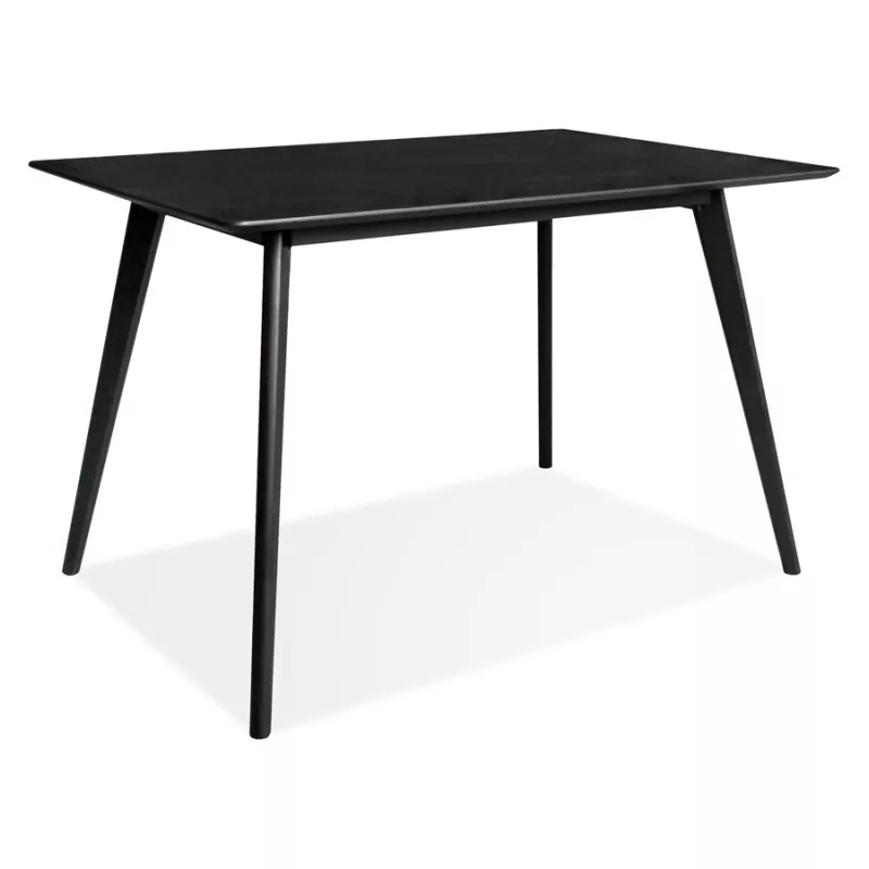 Petite table-bureau design MARIUS noire - 120x80 cm