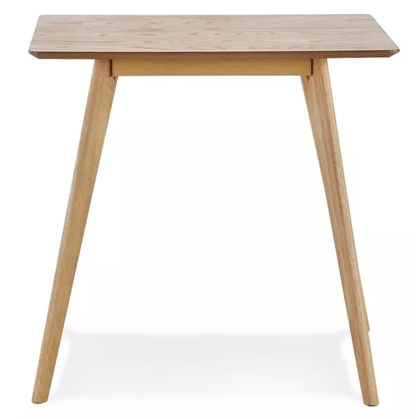 Petite table à diner GENIUS finiton naturelle - 80x80 cm