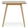 Petite table à diner GENIUS finiton naturelle - 80x80 cm