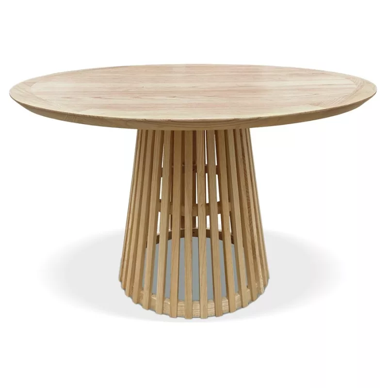 Table à manger ronde PERI bois naturel - ø 120 cm