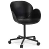 Chaise de bureau accoudoirs ORION noire