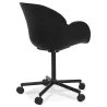 Chaise de bureau accoudoirs ORION noire