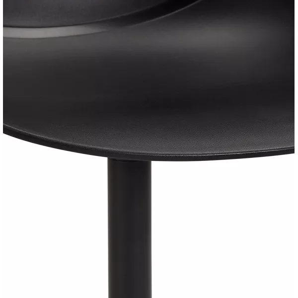 Chaise de bureau accoudoirs ORION noire