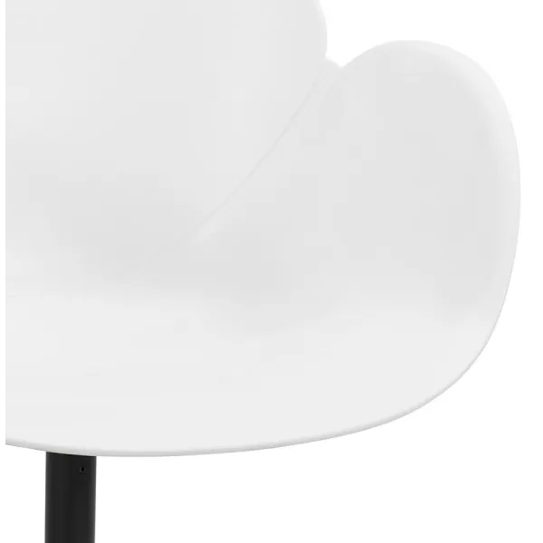 Chaise de bureau accoudoirs ORION blanche