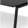 Table de réunion-bureau bench AMADEUS SQUARE noir - 140x140 cm