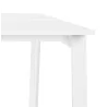 Table de réunion-bureau bench AMADEUS SQUARE blanc - 140x140 cm