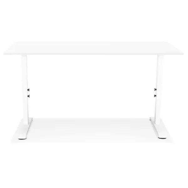 Bureau réglable en hauteur OSMOSE blanc - 160x80 cm