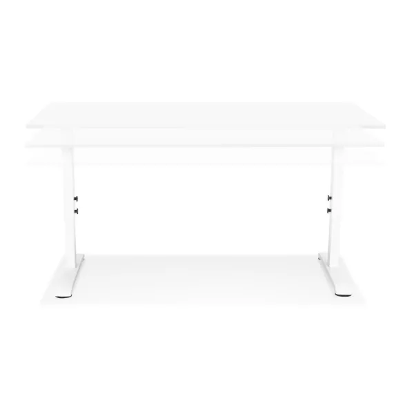 Bureau réglable en hauteur OSMOSE blanc - 160x80 cm