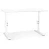 Bureau réglable en hauteur OSMOSE blanc - 140x70 cm