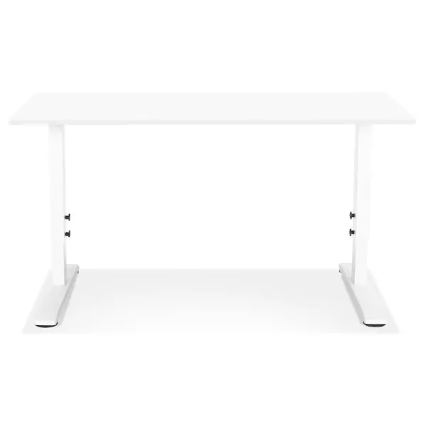 Bureau réglable en hauteur OSMOSE blanc - 140x70 cm