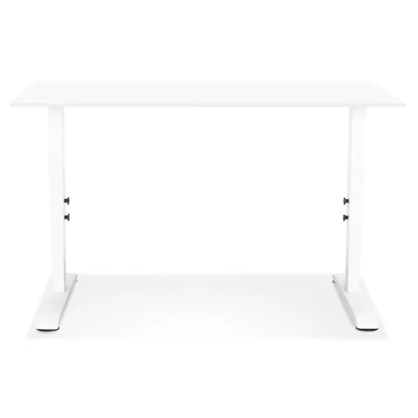 Bureau réglable en hauteur OSMOSE blanc - 140x70 cm