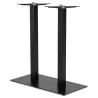 Pied de table NERO DOUBLE 100 métal peint noir