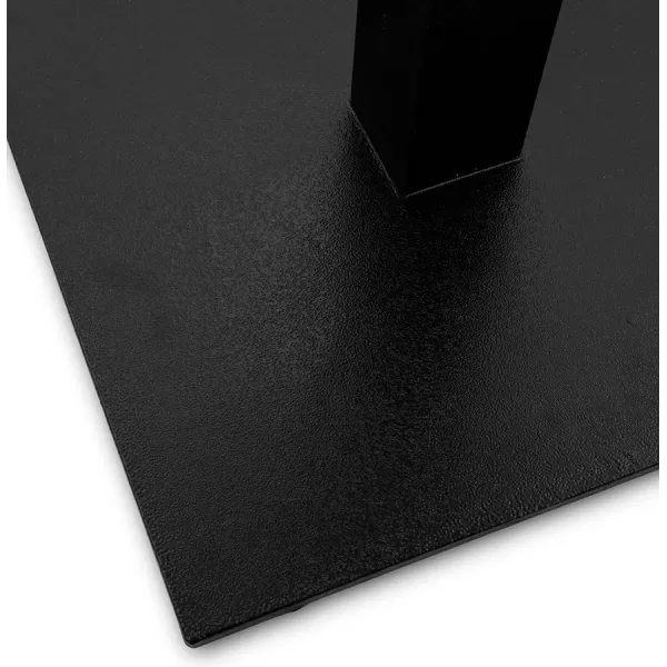 Pied de table NERO DOUBLE 100 métal peint noir