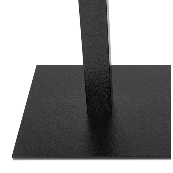 Pied de table NERO DOUBLE 100 métal peint noir