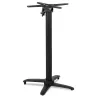 Pied de table PRATIK 110 en aluminium noir intérieur-extérieur