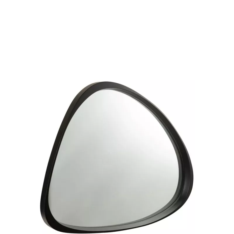 Miroir asymétrique grand format TYLER (99x90 cm) (Noir)