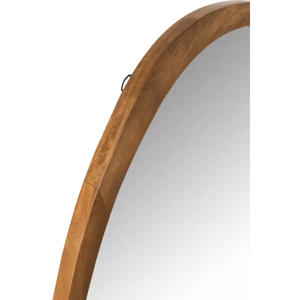 Miroir asymétrique en bois de manguier LENNY (120x71 cm) (Marron)