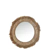 Miroir rond en fibres naturelles ETEL (90x90 cm) (Naturel)