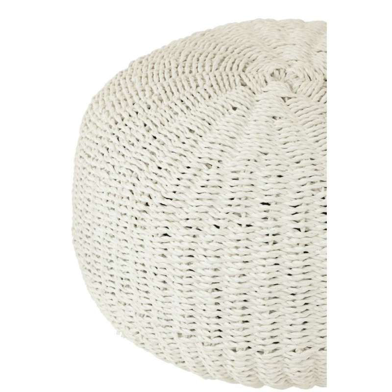 Pouf rond CROUPS (Blanc)