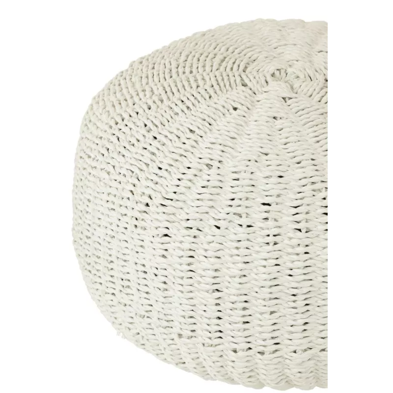 Pouf rond CROUPS (Blanc)