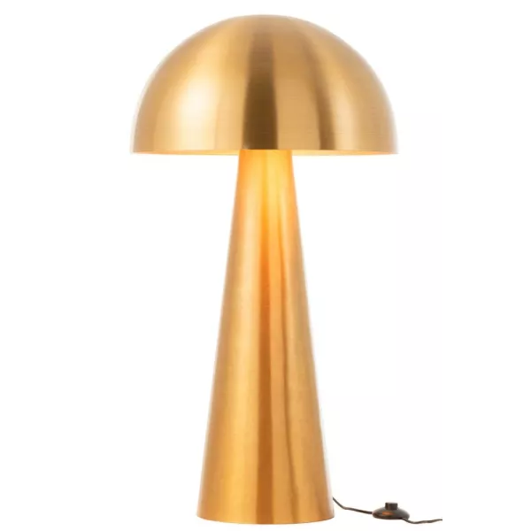 Lampe champignon en métal doré MOULIS (Or)