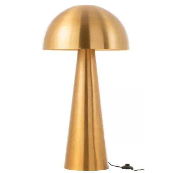 Lampe champignon en métal doré MOULIS (Or)