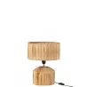 Lampe de table en feuilles de bananier (H30,5 cm) BOUGIN (Naturel)