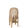 Lampadaire en bois et bambou JARMIN (Naturel)