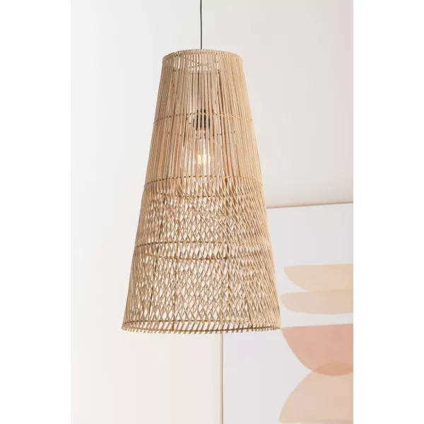 Lampe à suspension en rotin MARCHA (Naturel)